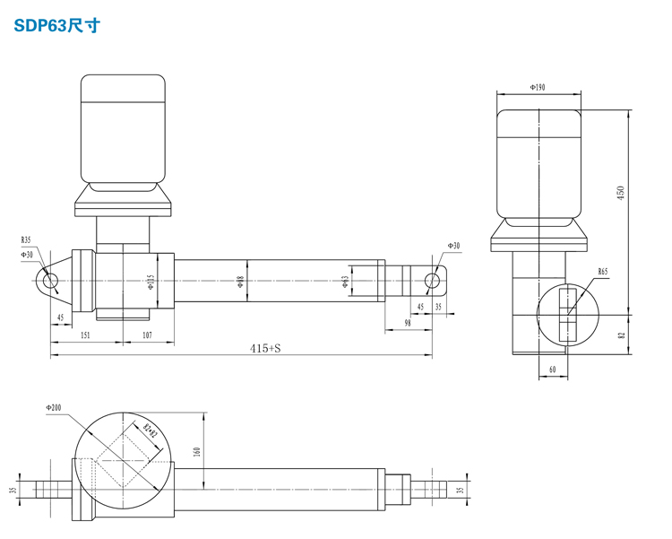 SDP交流電動(dòng)推桿(圖7) SDP交流電動(dòng)推桿(圖7)